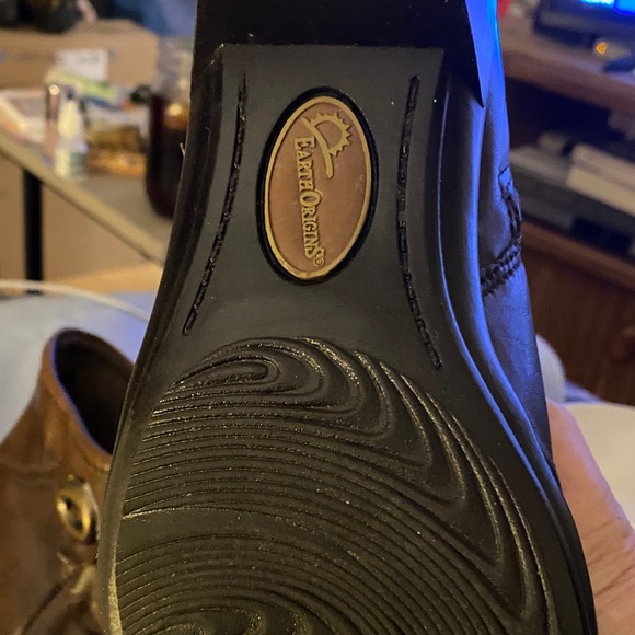 Earth Origins Brown Leather Ankle Boots New no tags - Picture 5 of 9